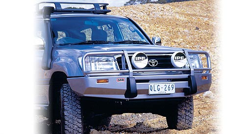 Бампер передний ARB 3413190 Deluxe под лебедку для Toyota Land Cruiser  100 (2002-2007)