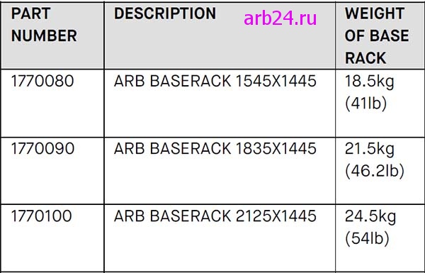 arb24 base rack 1440 3